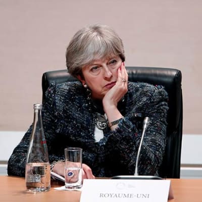 May’s saga weighs on sterling