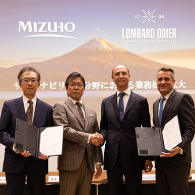 Mizuho Financial Group and Lombard Odier expand and strengthen collaboration with new Sustainability Alliance agreement
