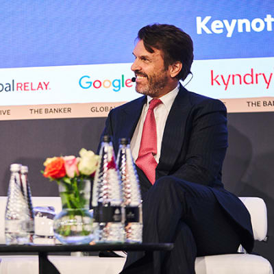 Sustainability, system changes, and Swiss strength – Hubert Keller gives keynote interview at the FT Global Banking Summit