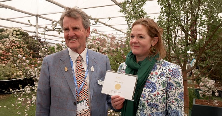 Frank P Matthews wins Gold at the RHS Chelsea Flower Show – a milestone shared with sponsor Lombard Odier