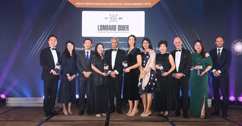 Lombard Odier wins six accolades at the 2026 WealthBriefing Asia Awards